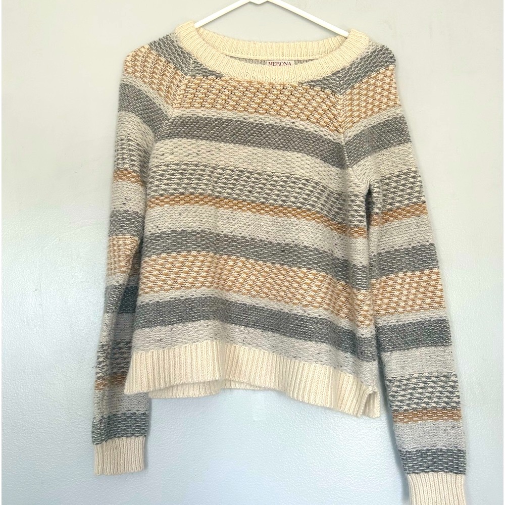 Merona striped sweater S/P womens